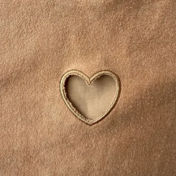 Saski Pink Blush Sweetheart Cut Out Terry Cloth Mini Dress Size XS NWOT - Picture 6 of 12